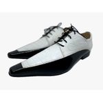 Sapato Masculino Italiano Em Couro Social Branco Ref: D828