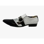 Sapato Masculino Italiano Em Couro Social Branco Ref: D856