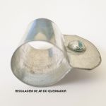 Queimador U Para Chapa Lanche E Prensa A Gás Kit 2 Unid