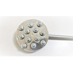 Queimador 12f Pasteleiro C/ Tp Inox C/registro