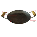 Disco Chapa De Ferro Tamanho 27 Cm Arado C/tampa e Alça