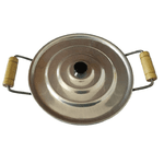 Disco Chapa De Ferro Tamanho 27 Cm Arado C/tampa e Alça