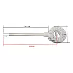 Queimador Alta Pressão Ferro Fundido 11cm Completo