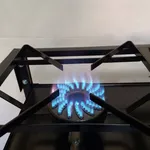 Fogão Disco de Arado 40 cm com Queimador Ferro Fundido 14 cm