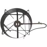 Fogão Disco de Arado 40 cm com Queimador Ferro Fundido 14 cm