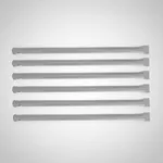 Tubo Queimador a Gás Forno Lastro Guilhotina 50cm Kit 6 Un