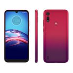 Smartphone Motorola Moto E6S 64GB Vermelho Magenta - 4GB RAM