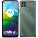 Smartphone Motorola Moto G9 Power Verde Pacífico 128GB, 4GB RAM, Tela de 6.8”, Câmera Traseira Tripla, Android 10 e Processador Octa-Core