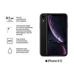 iPhone XR Apple 64GB Preto 6,1” 12MP iOS