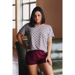 Pijama T-Shirt Laço com Short
