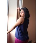 Pijama Blusa Regata Mullet com Short Xadrez