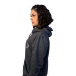 Blusa Moletom Bordado Canguru Capuz Feminino