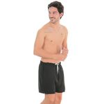 Short Praia Masculino Preto Liso