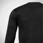 Camiseta Dryfit Manga Longa Básica Lisa Preta