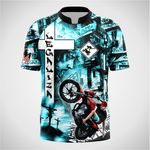 Camiseta Manga Curta Estampa Full Grau Legaliza