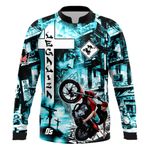 Camiseta Manga longa Estampa Full Grau Legaliza 