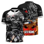 Camiseta Personalizada com seu nome com estampa de Grau