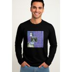 Camiseta personalizada com a foto do seu PET Azul