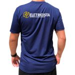 Camiseta Uniforme para Eletricista azul