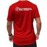Camiseta Uniforme para Eletricista Vermelho