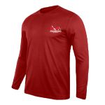 Camiseta Manga Longa Uniforme para Pedreiro Vermelho