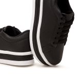 Kit 2 Pares Tênis Casual Helena Bran C/ Azul e Preto C/ Branco