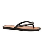Chinelo Feminino com Strass Nude
