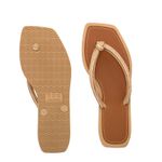 Chinelo Feminino com Strass Nude