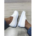 Tênis Slip On Detalhe Costura Matelassê Dk Shoes Branco
