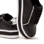 Kit 2 Pares Tênis Dk Casual Branco e Preto Plataforma