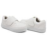 Tênis Slip On Casual Dk Shoes Tira Auto Colante Branco