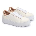 Tênis Casual Branco Gold