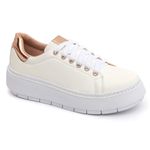 Tênis Casual Branco Gold