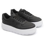 Tênis Casual Flat Form Amarrar Karen Preto