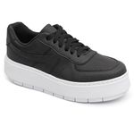 Tênis Casual Flat Form Amarrar Karen Preto