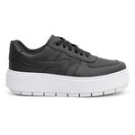 Tênis Casual Flat Form Amarrar Karen Preto
