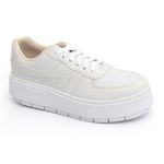 Tênis Casual Flat Form Amarrar Karen Off White