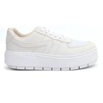 Tênis Casual Flat Form Amarrar Karen Off White