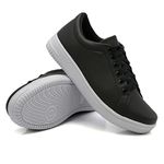 Tênis Casual Branco Siena Dk Shoes Preto