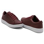 Tênis Casual Branco Siena Dk Shoes Bordo