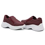 Tênis Chunky Slip On Zíperes Dkshoes Pedrarias Bordo