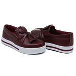 Tênis Iate Alpargata Slip On laço Dk Shoes Bordo