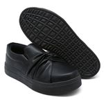 Tênis Slip On Iate Nó Frontal Todo Preto Dk Shoes