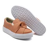 Tênis Iate Slip On Nó Frontal DK Shoes Laranja