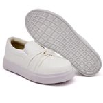 Tênis Iate Slip On Nó Frontal DK Shoes Branco