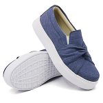 Tênis Iate Slip On Nó Frontal DK Shoes Jeans Claro