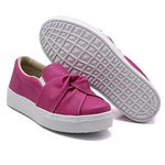 Tênis Iate Slip On Nó Frontal DK Shoes Rosa Pink