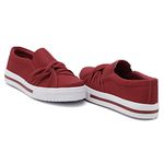 Tênis Slip On Nó Lateral Dk Shoes Vermelho