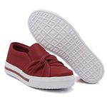 Tênis Slip On Nó Lateral Dk Shoes Vermelho