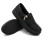 Tênis Slip On Zíper Lateral Dk Shoes Black
